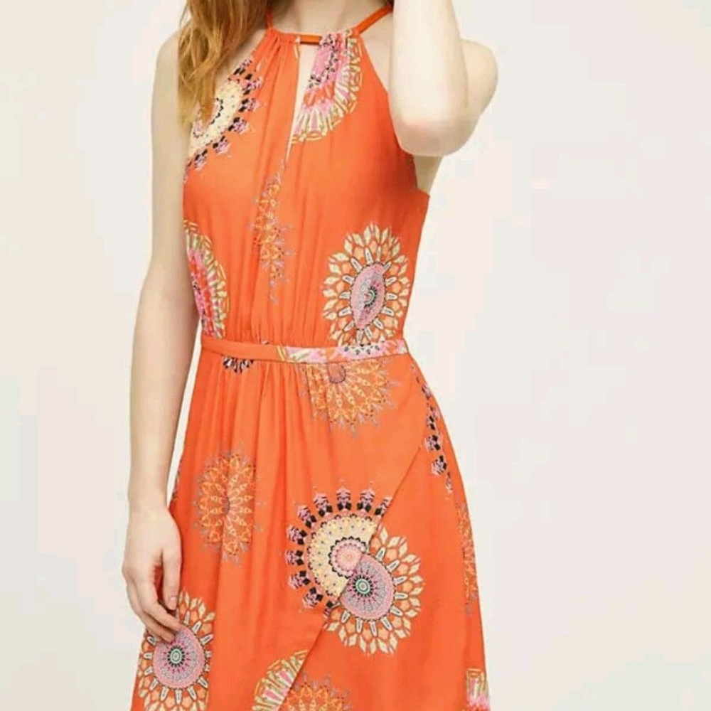 NWT Anthropologie Livia Halter Dress By Floreat - Picture 2 of 5